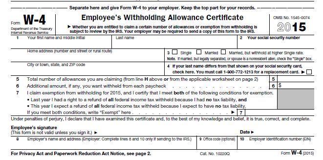 Employee Withholding Certificates 36 The States Employers must verify if the state has an equivalent form to the IRS Form W-4 The States may: Not have their own form and