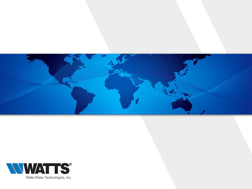 Watts Water Technologies 4Q and FY 2017
