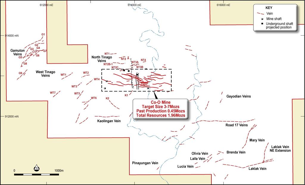 Co-O REGIONAL SETTING Text here The potential exploration target size and grade of the Co- O Mine is conceptual in nature and there has been