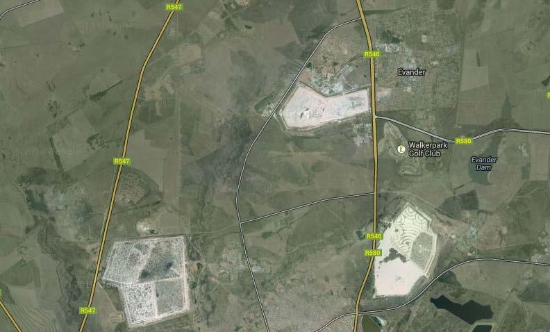 ELIKHULU LOCATION PLAN New Elikhulu Plant Kinross Dam Photo