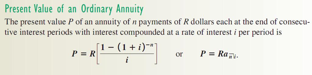 Annuities Due Future Value of an Annuity Due Ex 6) Future Value of an Annuity Due Find the future value of an annuity due if payments of $500 are made at the beginning of each quarter for 7 years, in