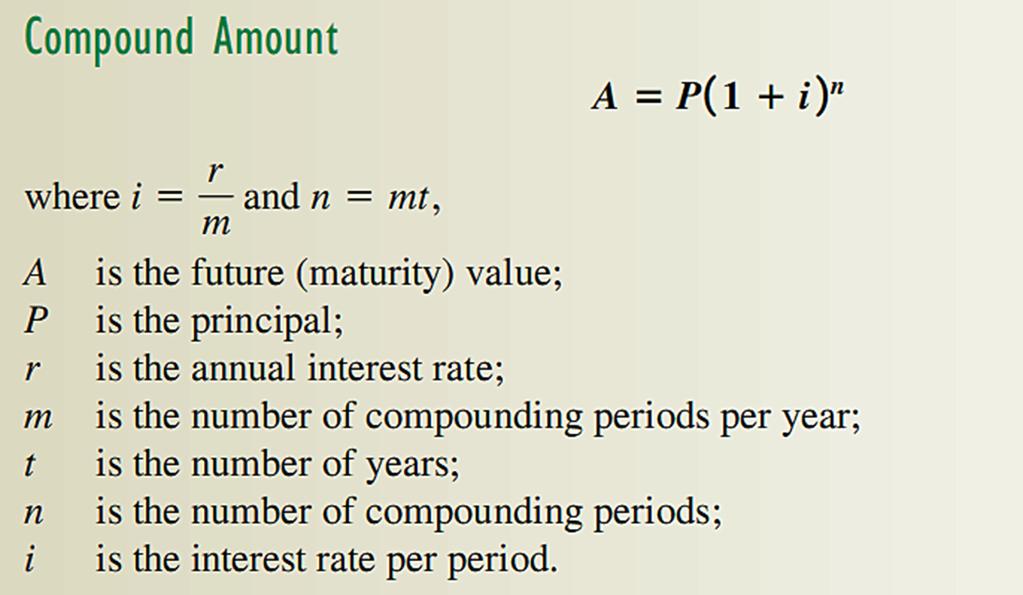 Ex 2) Maturity Values Find the maturity value for each loan at simple interest. a. A loan of $2500 to be repaid in 8 months with interest of 4.3%. b. A loan of $11,280 for 85 days at 7% interest.