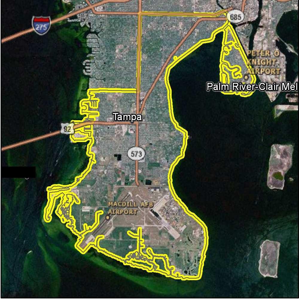 Hillsborough EAZ 18 - South Tampa / Davis Islands Tampa Bay Hurricane Evacuation Transportation Analysis 2006 Quarterly Census of Employment and Wages - 2008 Q1 Population Estimate 81,222 Percent of