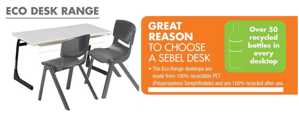 A brief description of our processes and systems Sebel Furniture applies a common environmental management methodology throughout the company.