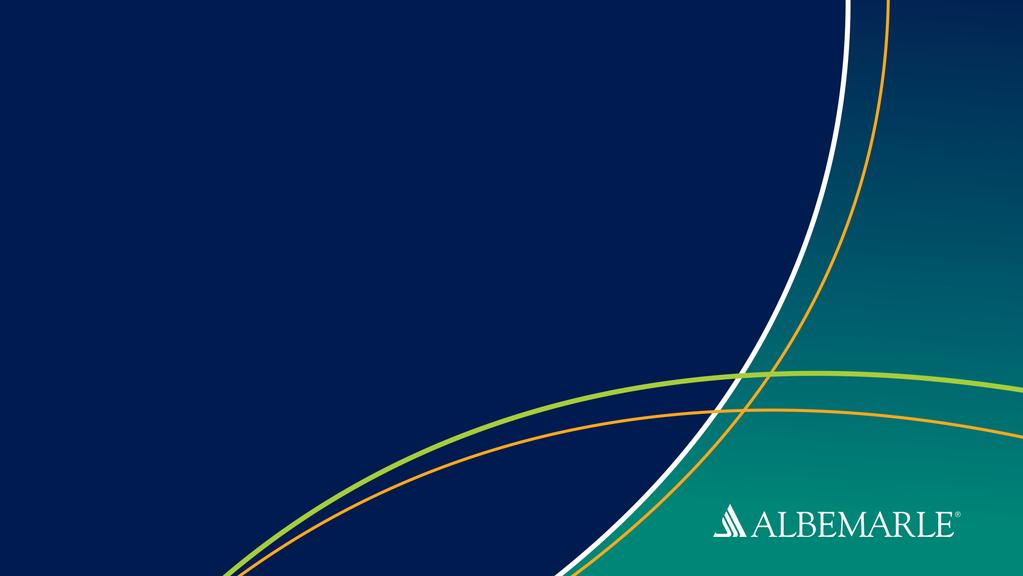 Albemarle Corporation First Quarter 208 Earnings and Non-GAAP