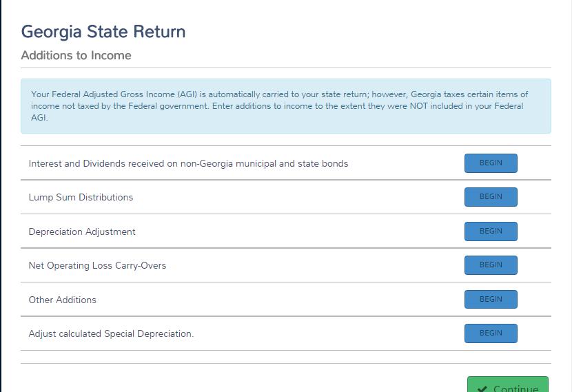 Caution: Many states have exclusions to vested retirement income. This means a portion or all government (Federal, state, local, or military) retirement income is not taxable.