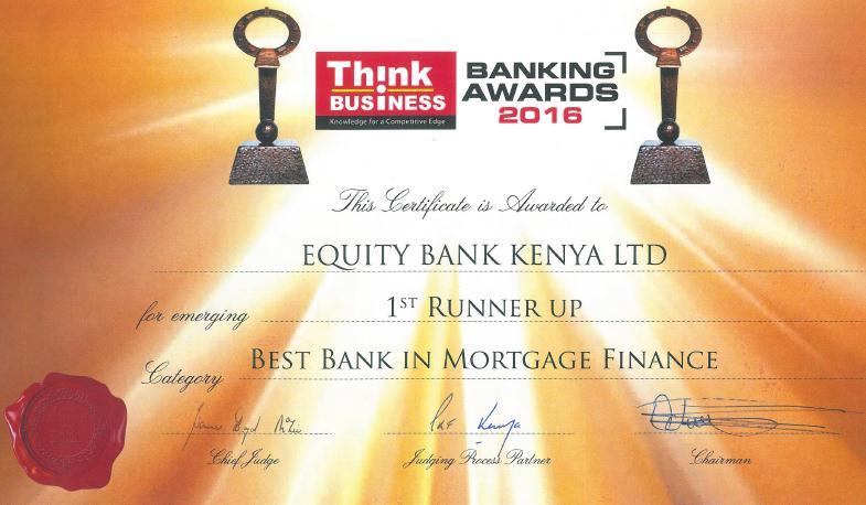 6 Equity Bank: 2016 Other Awards Equity
