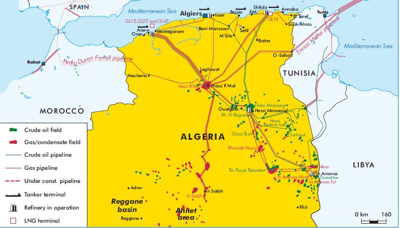 2 I. The Oil Industry The predominant state-owned enterprise in the hydrocarbon sector is the largest Algerian enterprise in terms of employment, with a work force of 41,886 employees in 2007.