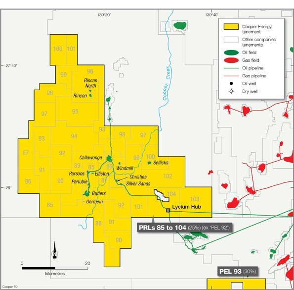 Exploration and Development No drilling was conducted in the company s Cooper Basin tenements during the period.