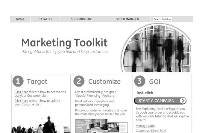 Marketing Resource Access Click the Marketing Resources link in the left-hand menu to access Business Center tools that can help you promote your business: Marketing Toolkit