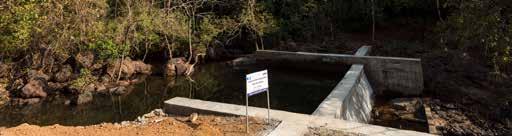 Key Highlights: Constructed around 22 check dams under the Maharashtra Government s Jalyukta Shivar