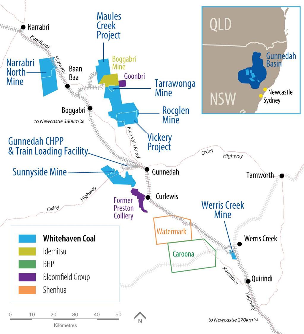 Where we operate Maules Creek (75%) Reserves to support ~ 30 years Permitted & Planned : 13 Mtpa ROM SSCC, PCI and high energy thermal Narrabri North (70%) Reserves to support ~ 25 years Permitted :