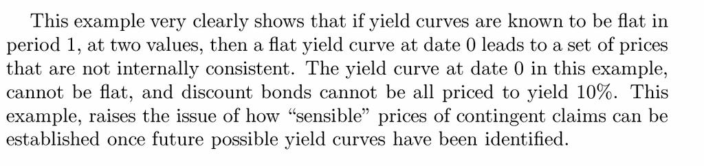 The Dynamics of the Yield Curve Under this structure an arbitrage profit can be generated.