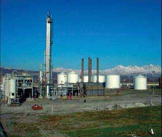 Kyrgyzstan, oil refinery Algeria, Ohanet gas