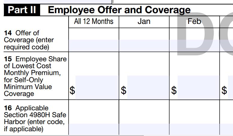 Part II Offer of coverage and cost Pages 6-7 of