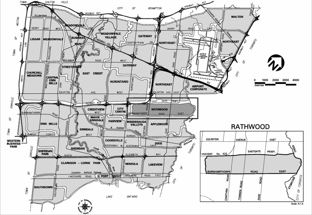 CITY OF MISSISSAUGA Planning and Building Department February, 2004 Rathwood Community Profile History The Rathwood District was predominantly agricultural until the establishment of the village of