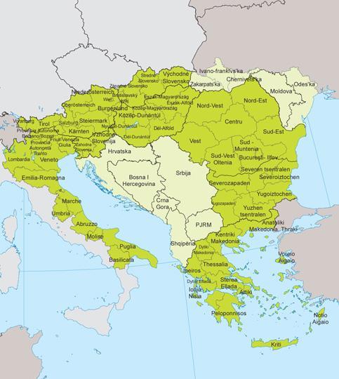 Transnational cooperation programmes in the Danube area