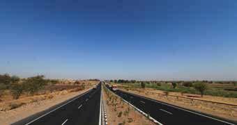 kms in Thiruvananthapuram city in the State of Kerala (Phase II & Phase III) SCOPE Development of four-lane highway with an aggregate length of approximately 571 lane kms on Pune Sholapur stretch of