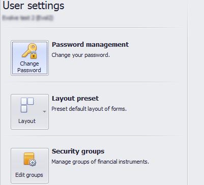 Password management is designed to change the password.