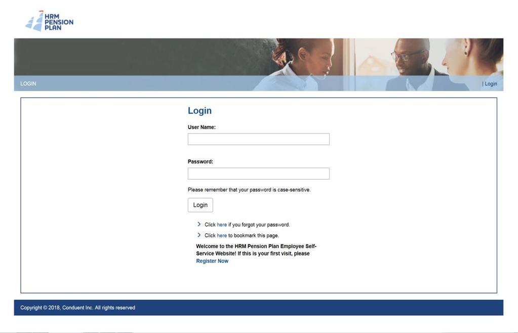 Creating your User Account You will have to create a new account when you log in to the NEW Retirement Calculator for the first time.