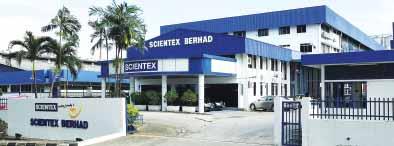 SCIENTEX BERHAD Annual Report 2009 18 Manufacturing Facilities To date, Scientex
