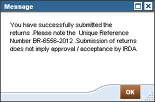 Figure 113: Submit Forms Returns Screen Both the directors must attach digital signature before submitting the forms.