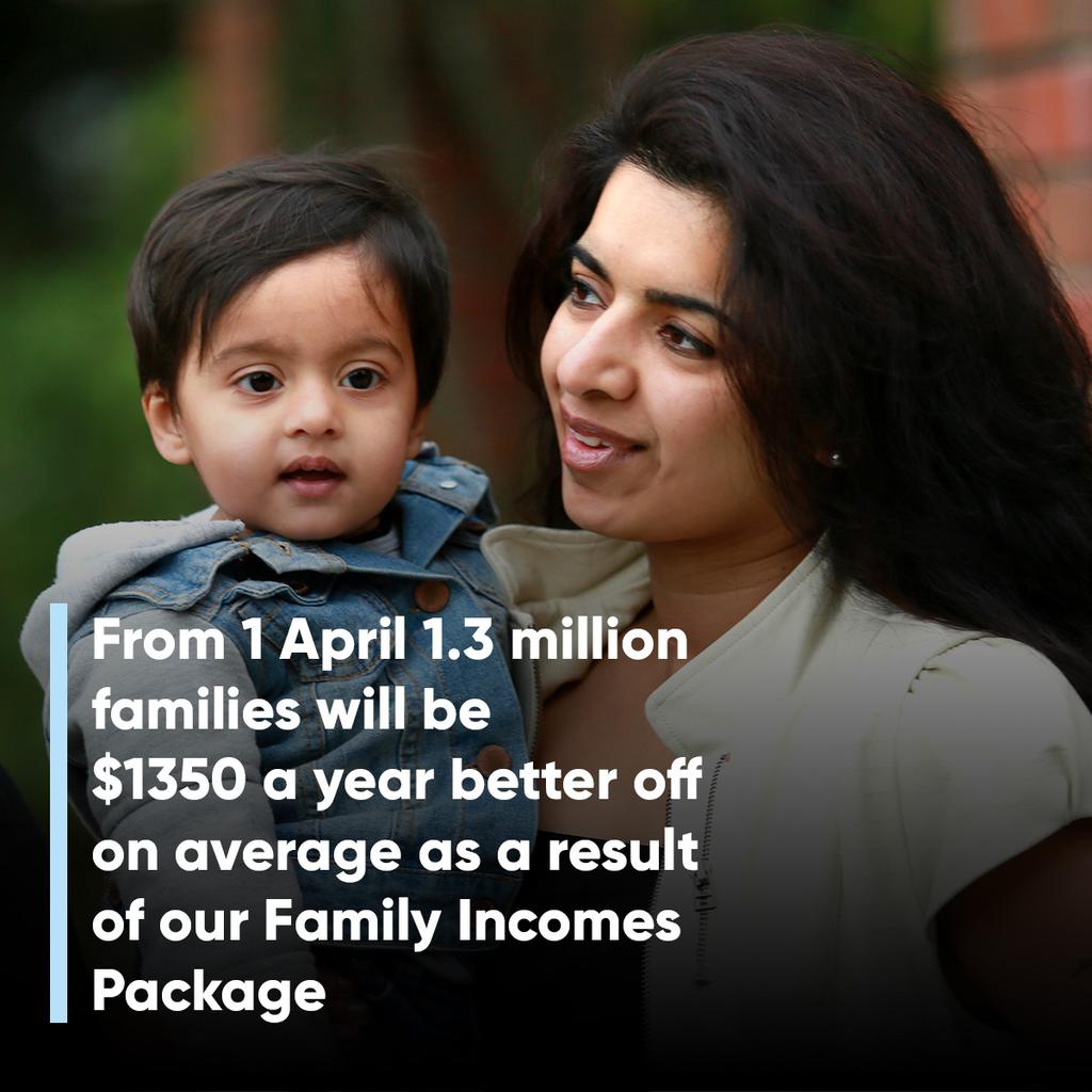 Raising family incomes Family Incomes Package National s Family Incomes Package will benefit 1.