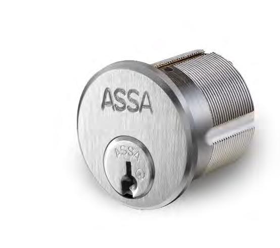 TWIN V-10, TWIN EXCLUSIVE, TWIN PRO, TWIN MAXIMUM, C4 CLIQ Product Catalog & Technical Specifications Page: 12 Mortise Cylinders ASSA mortise cylinders are designed to replace several original