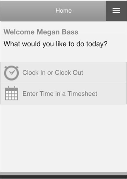 Title Creating a Timesheet on the Time4Care app Open the app and log in You can choose to Clock In or Clock Out if you re entering time for the current shift you re working OR you can choose Enter