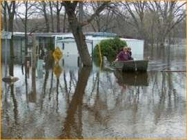 Definition: Flood A general and temporary condition of partial or complete inundation of normally dry land areas from: Overflow of inland or tidal waters or Unusual or rapid accumulation or runoff of