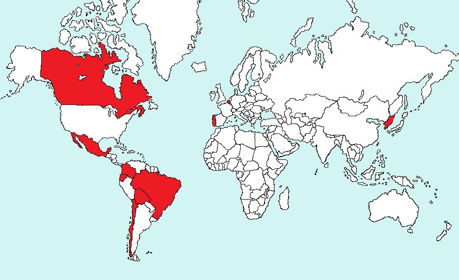 Peru - Countries with Tax Convention Tax Convention with 9 countries.