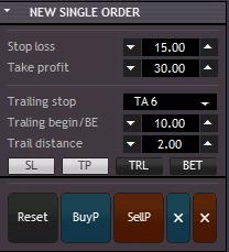 StereoTrader supports this normal type of order too, but provides the same informations and transparency as with virtual orders, such as the Pool.