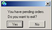 - Confirmation These options give an additional confirmation dialogue box, requesting acceptance of the chosen action.