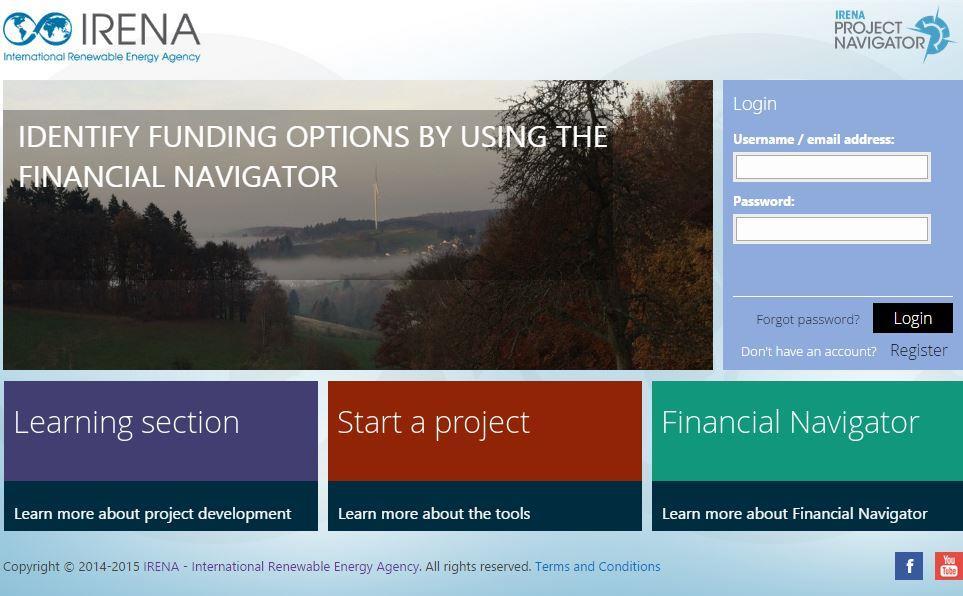 Project development and fa cilita tion Project Navigator The objective of the Navigator is to increase the bankability of projects by:
