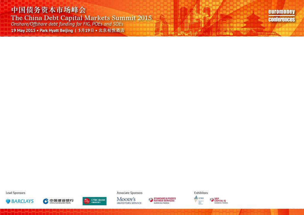 08:00 09:00 Registration and Coffee 09:00 09:05 Euromoney Welcome: Senior Representative, Euromoney Institutional Investor 09:05 09:20 Keynote Address: Zhou Xiaochuan, Governor, People s Bank of