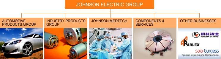 JOHNSON ELECTRIC GROUP OVERVIEW Johnson Electric is a global leader in motion products, control systems and flexible interconnects.
