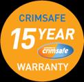 15 Year Warranty (Crimsafe Ultimate) Crimsafe Security Systems provides to the original purchaser of the Crimsafe Ultimate Security Product an option to benefit from an additional five year warranty