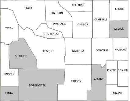 2 Multiple peril crop insurance for barley is available in most Wyoming counties.