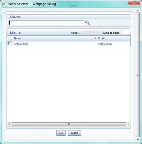 Chapter 3 Configuration FATCA Status UI 5. From Linked To section, click to select a Folder.