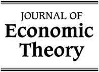 Journal of Economic Theory ( ) www.elsevier.