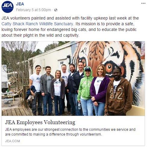 JEA Ambassadors are engaging customers throughout our community in a greatly expanded way.