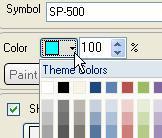 stock symbol). Step 7 in the color section of the Edit window change the color or opacity of the comparison.