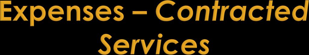 Contracted Services - $9.