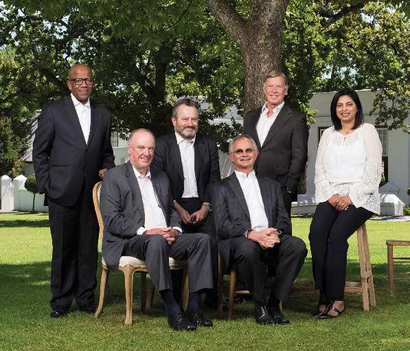SANTAM INTEGRATED REPORT 2015 GOVERNANCE REPORT BOARD OF DIRECTORS From left: Monwabisi Fandeso (57), Malcolm Dunn (71), Clement Booth (61), Machiel Reyneke (58), Bruce Campbell (65), Yegs Ramiah