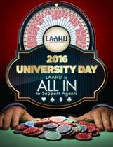 LAAHU 2016 University Day April 13, 2016 Los Angeles Convention Center EXHIBITOR APPLICATION AND AGREEMENT EXHIBITOR/SPONSOR (COMPANY) NAME: CONTACT PERSON FOR University Day: MAILING ADDRESS: CITY: