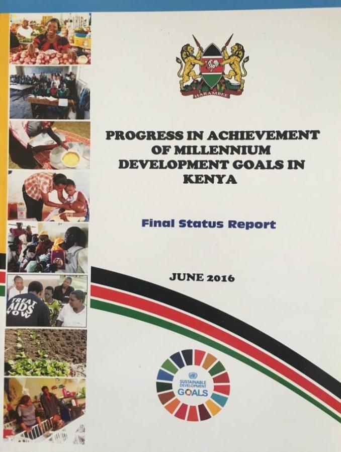 Key Milestones /1 MDGs Analytical Report (2000-2015) MDGs End Term Report: Analytical study covering the period 2000-2015 was undertaken