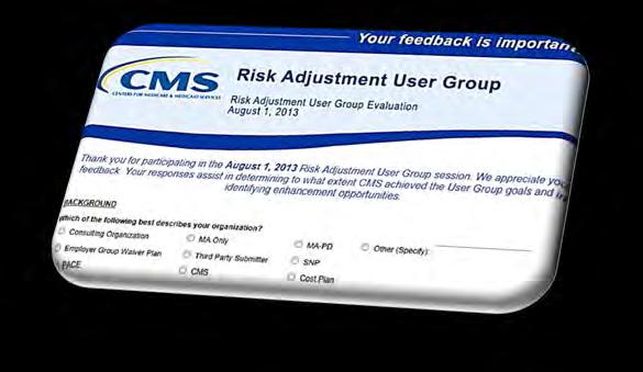 Feedback Request Following this User Group, you will receive an email requesting your feedback