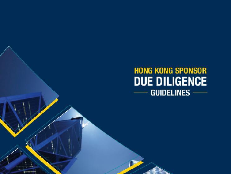 The Regulatory Regime for IPO Sponsors (cont d) The Due Diligence Guidelines are 762 pages long