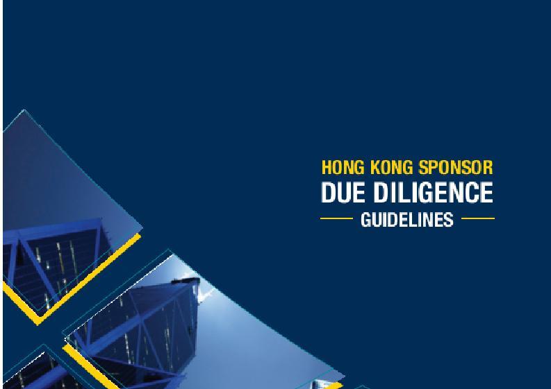 The Regulatory Regime for IPO Sponsors (cont d) The Due Diligence Guidelines include chapters on :