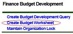 Creating a Budget Worksheet Creating a Budget Worksheet 1.